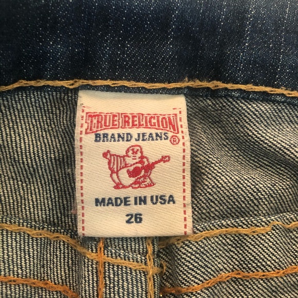 True Religion Joey Twisted Leg Jeans • Sz 26 - Picture 6 of 7